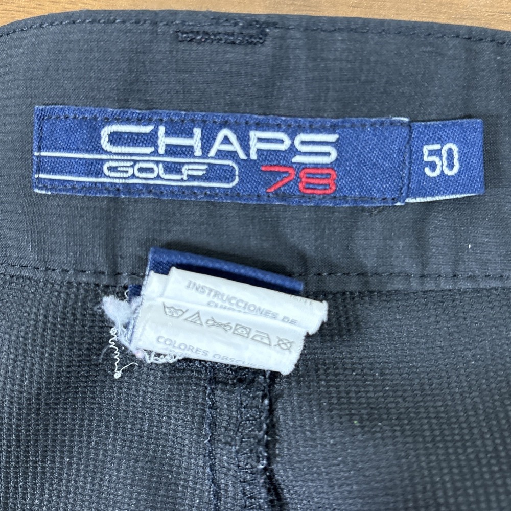 CHAPS Golf Mens Black Zip Pocket‎ Lightweight Performance 9" Ins Shorts Size 50 - Picture 6 of 10